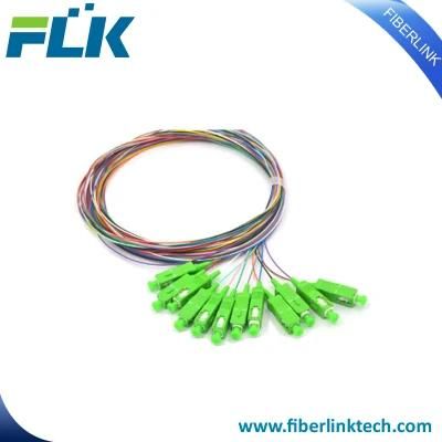 FTTH/FTTX 12 Colors Sc/LC/APC/Upc Cable Fiber Optical/Optic Multi-Pigtail