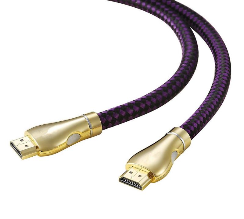 Zinc alloy shell HDMI 8K cable high speed 8K HDMI CABLE Certificate Ultra High Speed HDMI 2.1 Cable for Apple TV 4K 8K HDR TV