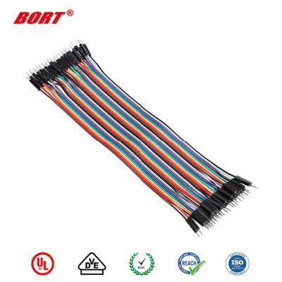 Custom Color Flat Cable Core 10p 20p 30p 40p, IDC Cable Assembly Ribbon Cable
