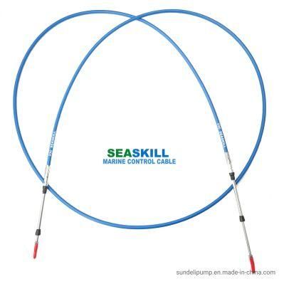 Indonesia Philippines Boat Vessel Outboard Teleflex Universal 33c 2.5m Blue Throttle Level Wire Marine Control Cable Remote Cable