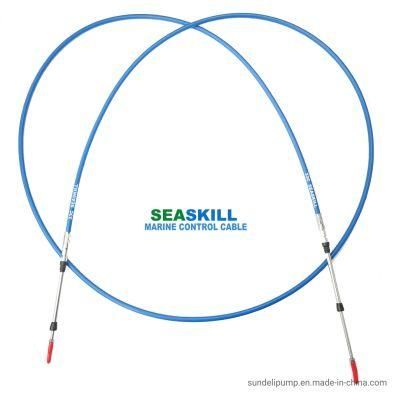 Indonesia Philippines Boat Vessel Outboard Teleflex Universal 33c 2.5m Blue Throttle Level Wire Marine Control Cable Remote Cable