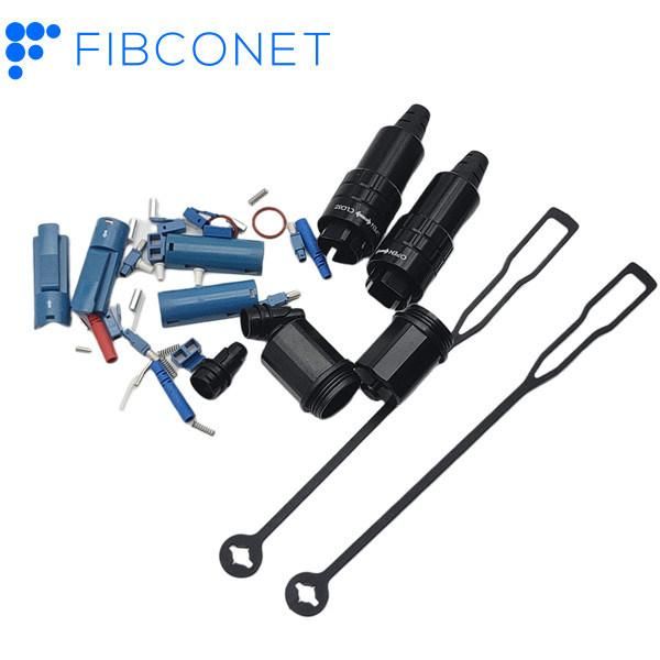 IP68 FTTH LC Upc Water Fiber Optic Patch Cord Reinforced Connector Waterproof