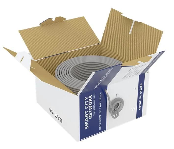 Pull Box of 305 M 24AWG1000FT UTP FTP Cat5e LAN Cable Roll with OEM Service
