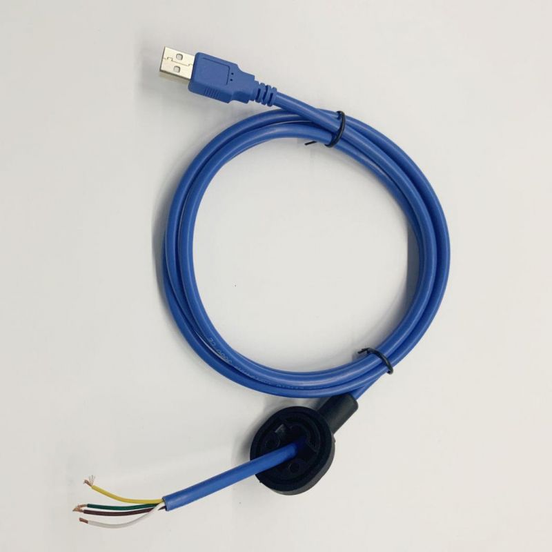 China Factory Wiring Harness USB Male Cable with UL Certificate Cable Assembly