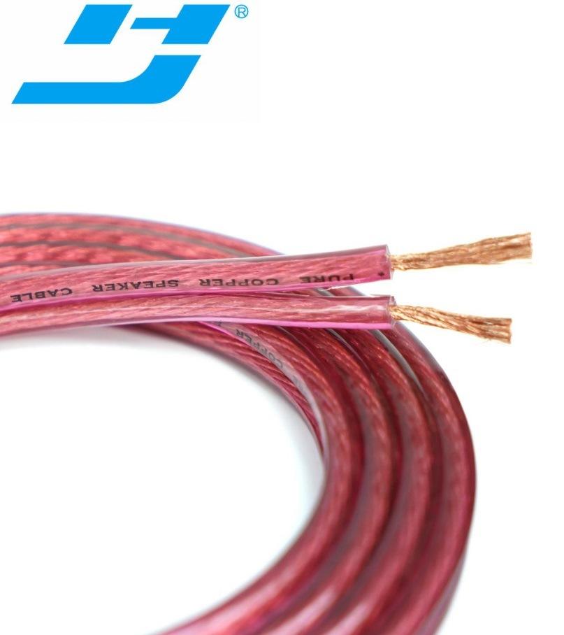 TUV Premium Hi-Fi Speaker Cable with Red Color Stereo Plug for Home Theater