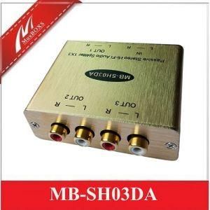 3-CH Passive Stereo Hi-Fi Audio Isolation Splitter Hi-Fi Audio Splitter
