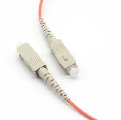Factory Price Simplex Sc / APC to Sc/APC Single Mode Patch Cord Fiber Optic Cable with MPO Connector