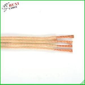 Transparent PVC, Low Noise Speaker Cable Withhigh Performance