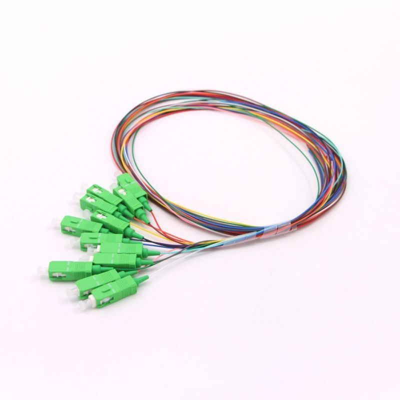 Sc 12 Colors Fiber Optic Pigtail Cable