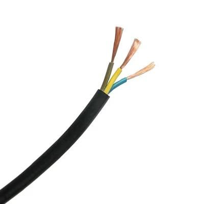 H03VV-F 3X1.5mm 3X2.5mm Multicore Power Cable PVC Insulated Flexible Cable