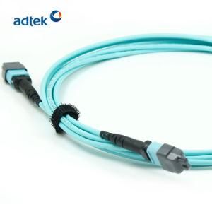 MTP-MTP Female to Female 3m PVC/LSZH Aqua Trunk Cable