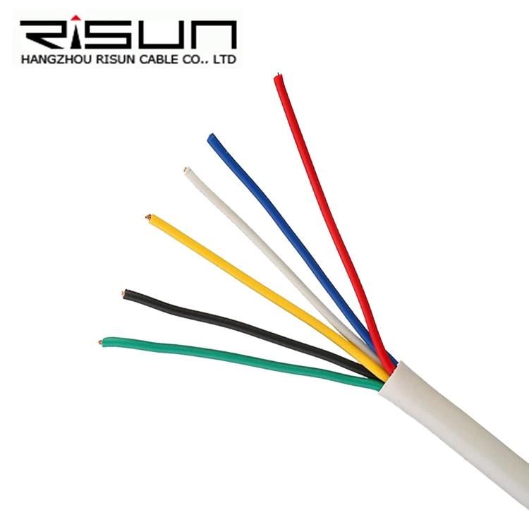 PVC Jacket Wholesale 6 Core 0.22mm2 Security Alarm Cable