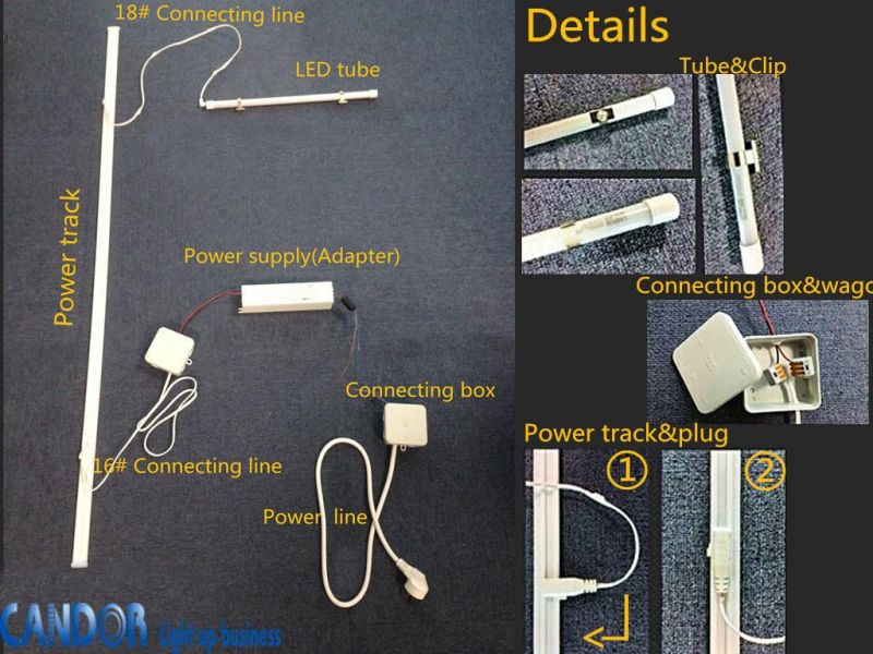 Under-Shelf Light System Connecting Line