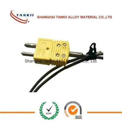 Customized design k type armored thermocouple with compensation cable TC wire