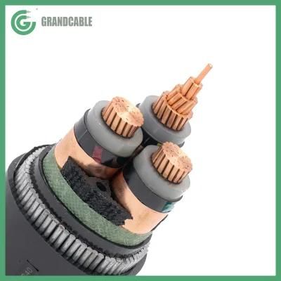 3X70mm2 Copper Conductor XLPE Insulated SWA Armored 6.35/11kV MV Underground Power Cable