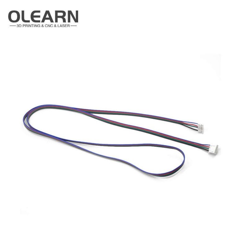 Olearn X2.54 4pin to 6pin White Terminal Cable Connector for 3D Printer Stepper Motor