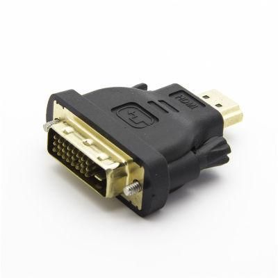 DVI Male 24+1 to HDMI Male Gold Plated Adapter