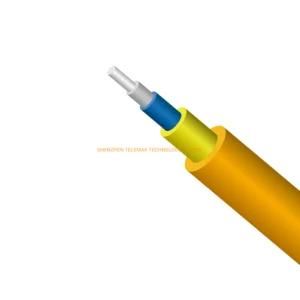 Sub-Unit Simplex Round Cable/Fiber Cable/Optical Fiber Cable Indoor Single Mode/Om2/Om3/Om4 PVC/LSZH