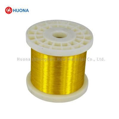 0.025mm Polyester Enamelled Resistance CuNi40 Alloy High Temperature Enameled Wire