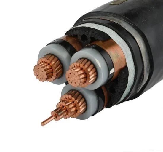 26/35kv Copper/Aluminum Conductor XLPE Insulated PVC Sheathed Power Cable for Power Transmission