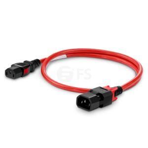 Tigremart Z-Lock Dual Locking IEC320 C14 to IEC320 C13 17AWG 250V/10A Power Extension Cord