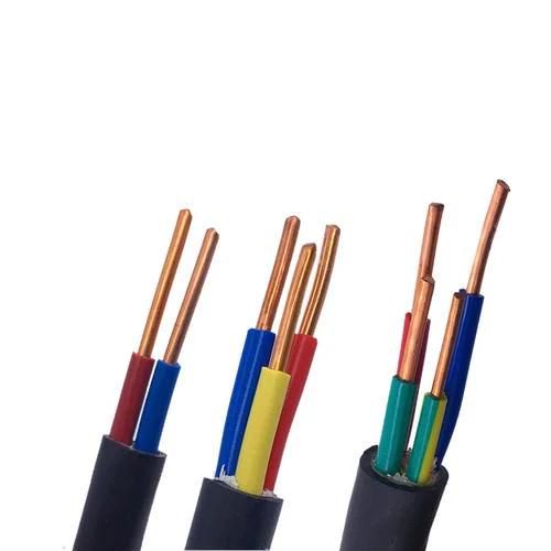 PVC Insulated Copper Conductor BVVB Flat Cable, Electric Wires and Cables