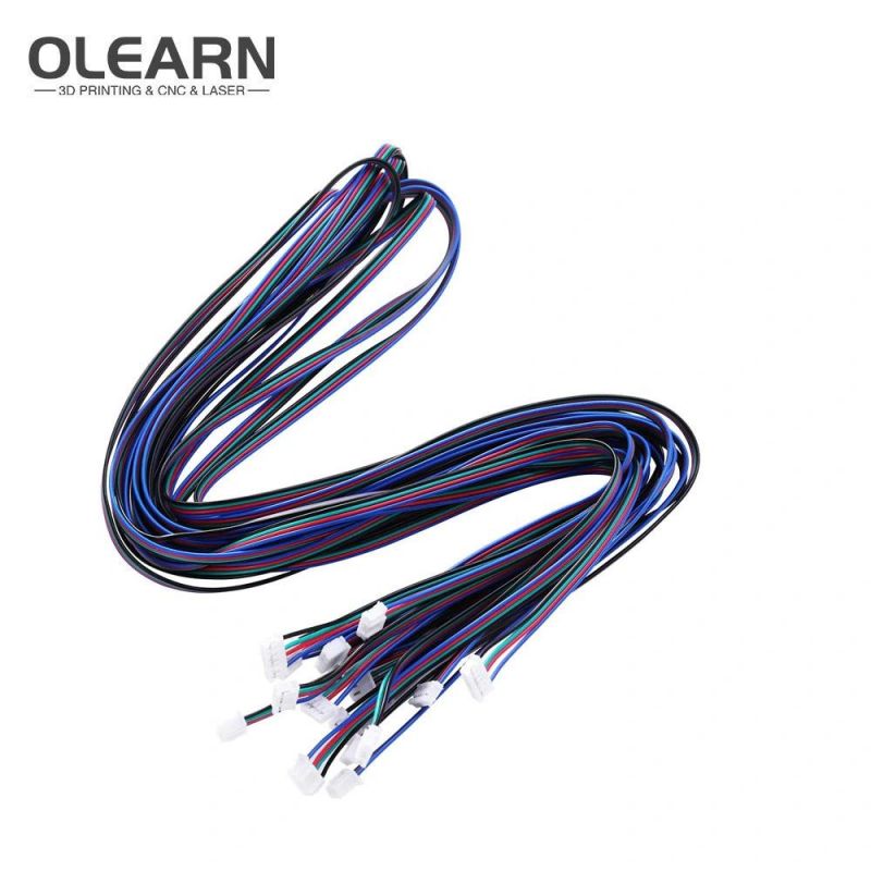 Olearn Stepper Motor Cable Lead Wires Connectors 1m Hx2.54 4pin to 6pin for 3D Printer Motor