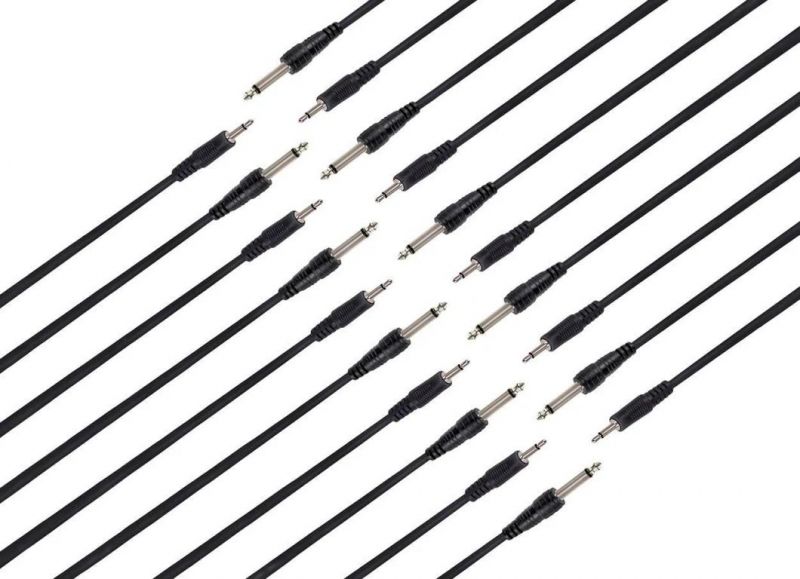 Guitar Cable Stereo 1/4" 6.35mm Phone Jack Audio Cable