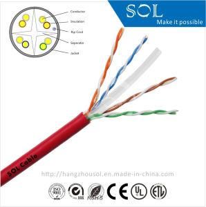 23AWG 4Pairs separator Support CAT6 UTP Cable for Computer