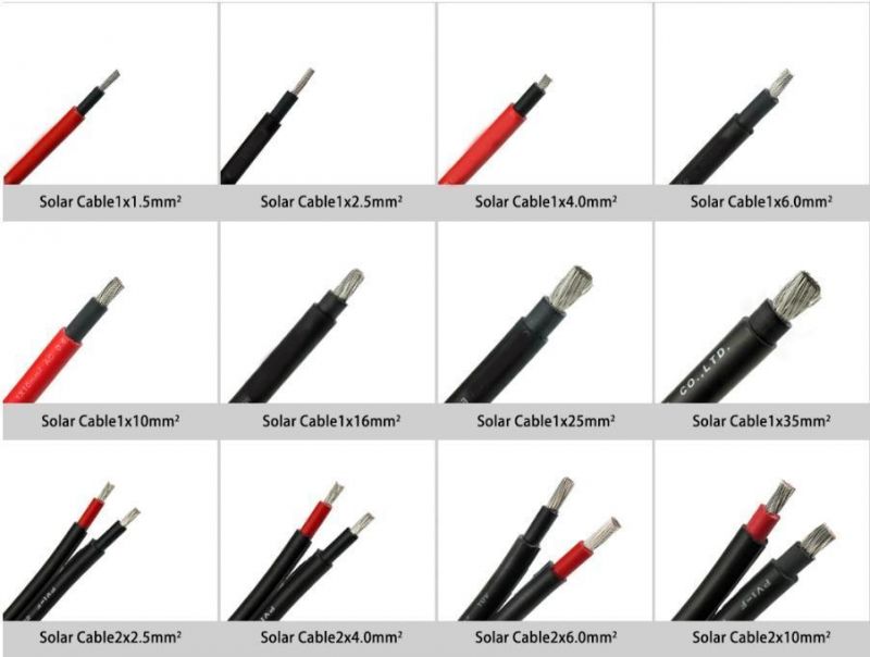 TUV Approved PV System Connection Electric Cable