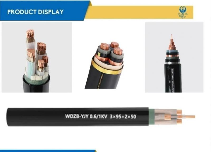 Feiya Low Smoke Halogen Free Sta Electric Power Cable Wdz-Yjy23 Wdz-Yjly23 (N2X2Y/NA2X2Y) Electric Cable