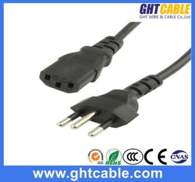 Black Power Cord Plug/Power Cable/Copper Cable 1m/2m/3m/5m/10m