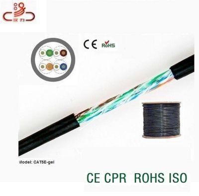 Outdoor Cable 4 Pair UTP Cat5e+1.2steel Wire /Network Cable