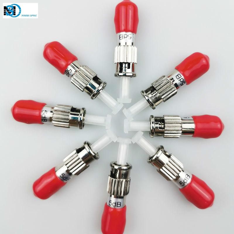 3/5/7/10dB LC/Upc Singlemode Fixed Fiber Optical Attenuator