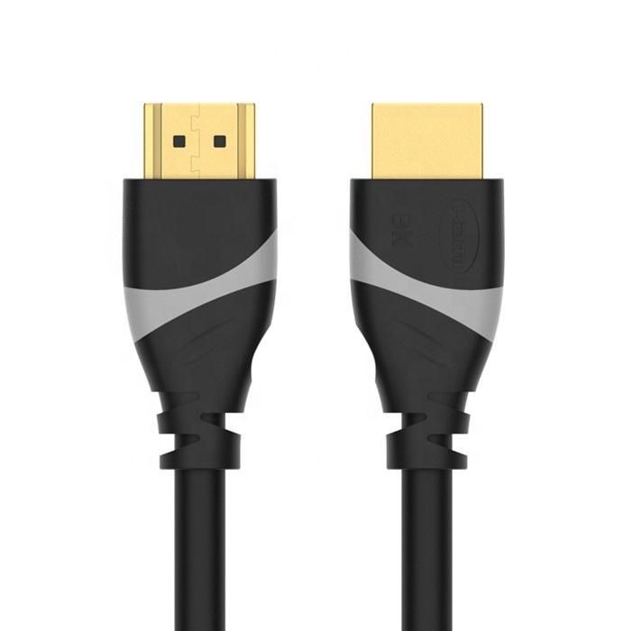 China Manufacturer 0.5m to 5m Braid Shielding Gold Plated Standard 19+1 Cores 2.1 HDMI 8K Cable