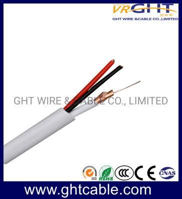 75ohm CATV Communication RG6 Coaxial Cable with 2 Power Wires