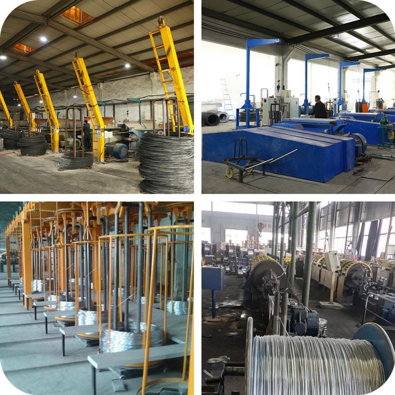 Galvanized Steel Wire Strand Steel Wire Rope for Power Industry (SGS ISO9001) --1*7 / 3.18mm