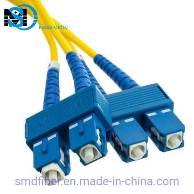 Sc/Upc-Sc/Upc G652D Fiber Optic Cable 3.0mm Ofnr