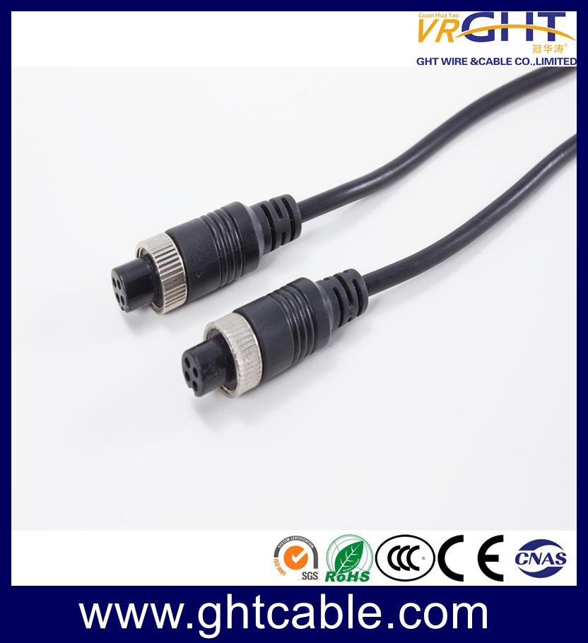 7 Core Spring Wire Trailer Cable, 7 Pin Truck Electric Coiled 4p Aviation Connector Camera Semi-Trailer Spiral Cable