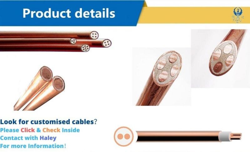 Elevator Bttz Type Heavy Duty 750V Multicore Micc Mineral Insulated Power Non Jacketed Fire Survival Cables Aluminium Copper Control Electric Cable