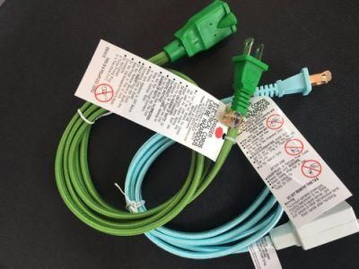 Braided Fabric Textile Christmas Decorative Electric Cord