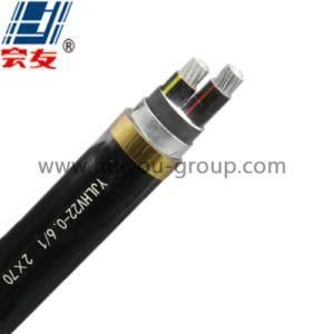 Yjlhv Yjlhv22 Aluminum Alloy Core XLPE Insulated Rigid Tape Armored PVC Sheathed Power Cable