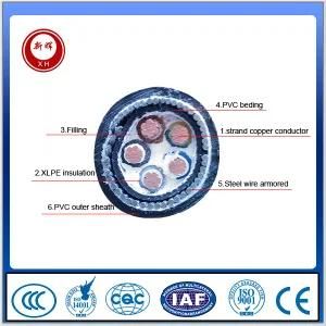 Cu/XLPE/PVC/Swa/PVC 0.6/1kv Electric Wire and Cbale