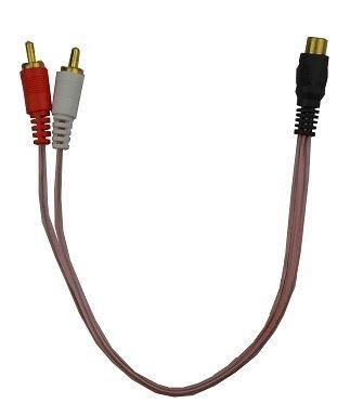 2RCA/3RCA Audio Video Transparent Cable RCA Cable