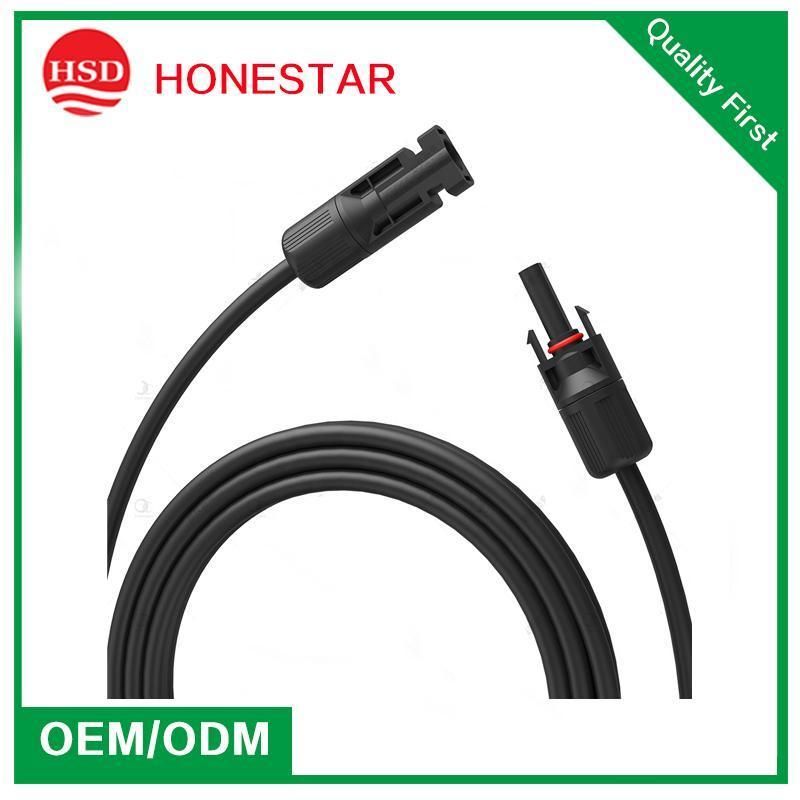 Male to Female Solar Cable Connector Solar PV Cable Copper Wire