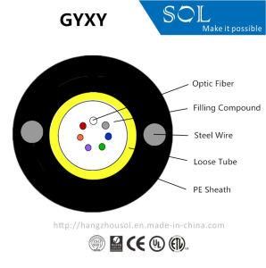 Outdoor GYXY Two Parallel Wires Fiber Optic Cable