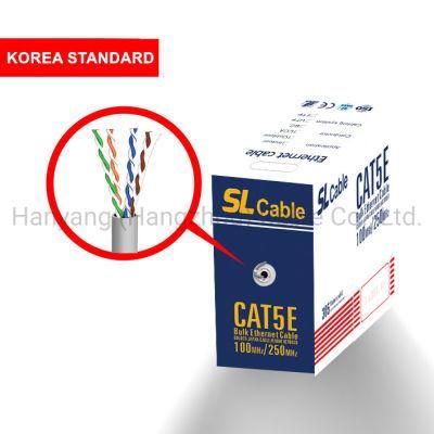 SL UTP Cat5e LAN Cable CCA Cable for Cabling