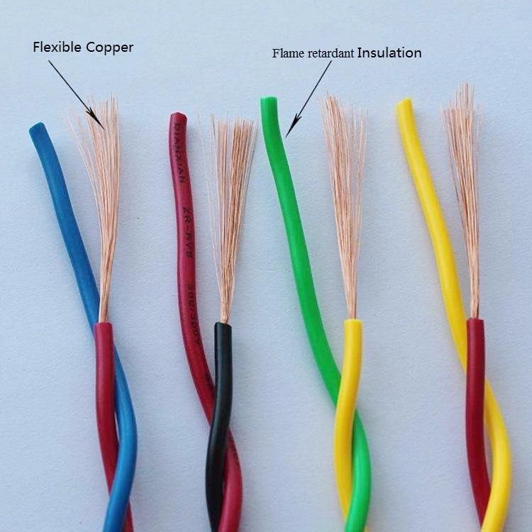 450/750 V Cu/PVC (IEC 60227) Twisted PVC Cable Electric Wire