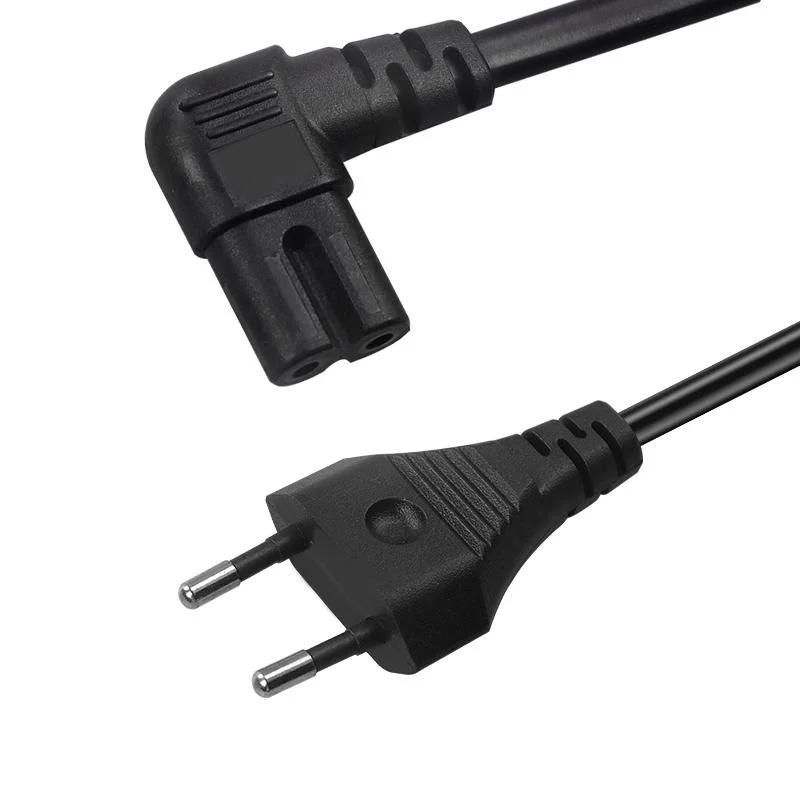 2.5A 250V European Plug 2pin Power Cord with Flexible Cable H03VV-F