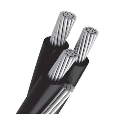 Low Voltage 1kv Four Core Al PVC or XLPE or PE Overhead Insulated Line Aerial Bundle Quadruplex Service Drop Cable